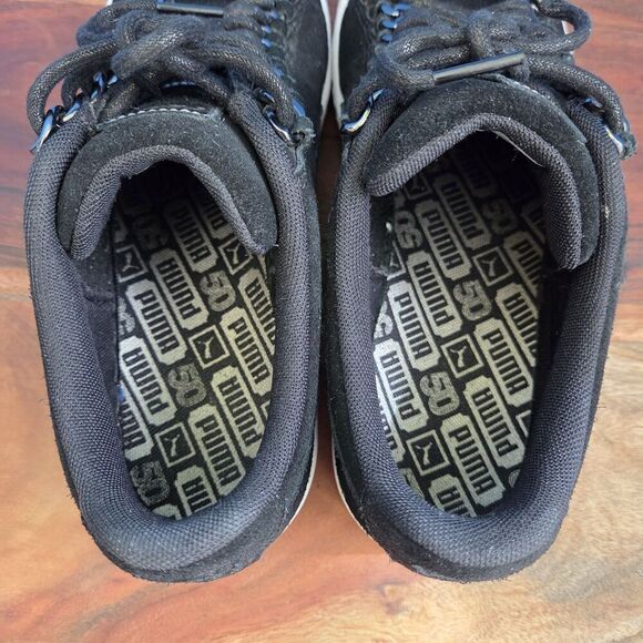 PUMA Suede Classic X Chain Trainers Black /White Sole Women’s 8.5 (EU39) - DESC - Picture 7 of 10